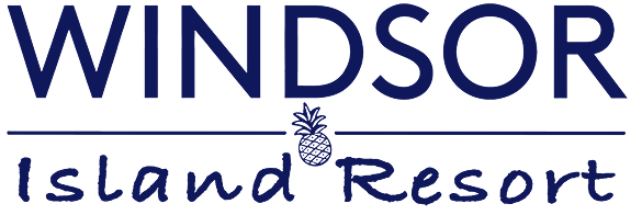 WINDSOR Island Resort logo big blue - Windsor Island Resort