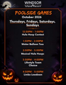 October Poolside Games - Windsor Island Resort
